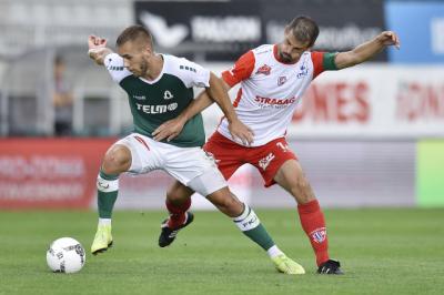 Jan Jeřábek v akci při zápase