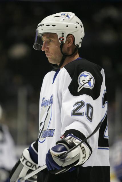Václav Prospal v hokejovém dresu NHL