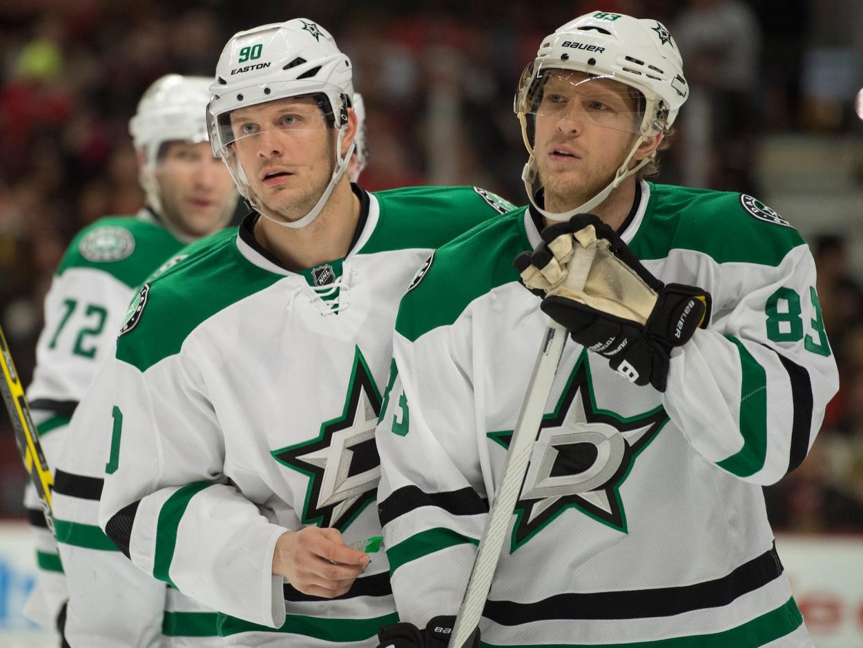 Aleš Hemský v dresu Dallas Stars.